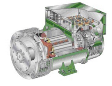 宝山发电机内部结构图 宝山发电机内部结构图